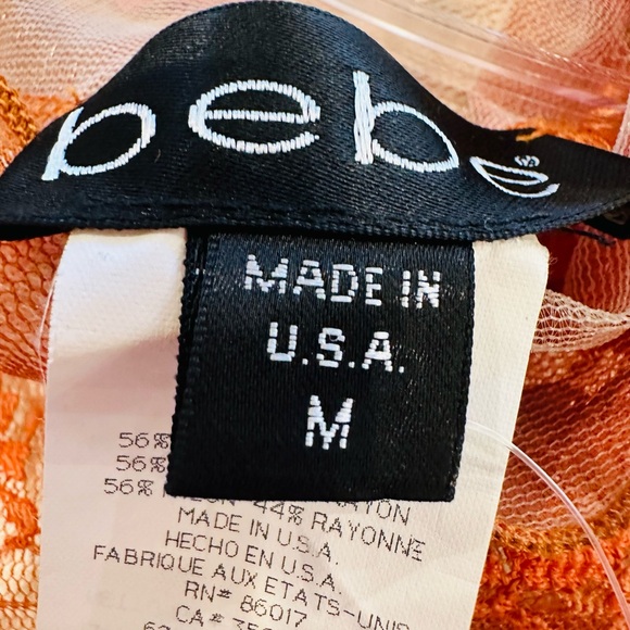 Bebe Mock Neck Lace Blouse - Picture 3 of 4